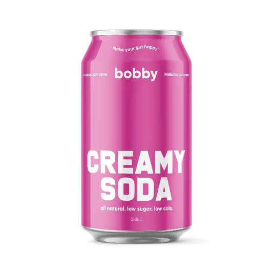 Bobby Creamy Soda 330ml | Low Sugar Soda
