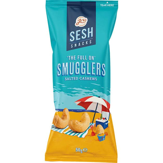 JC's Mini Sesh Snacks - Salted Cashews 50g