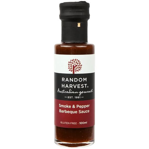 Random Harvest Smoke & Pepper BBQ Sauce 100ml (GF)