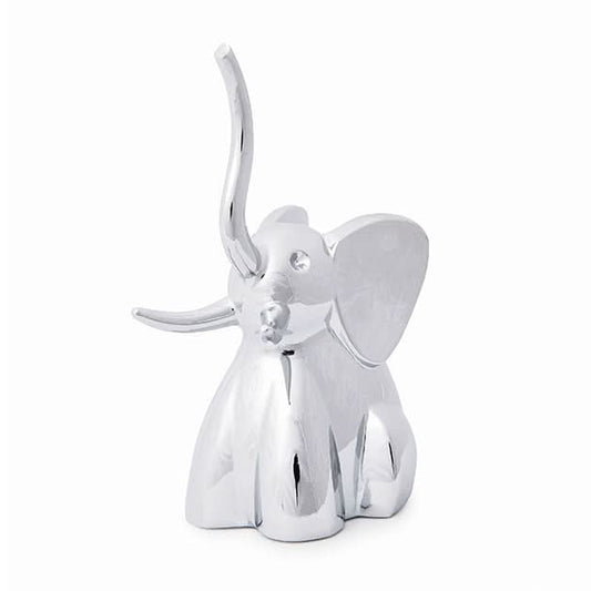 Chrome Elephant Ring Holder