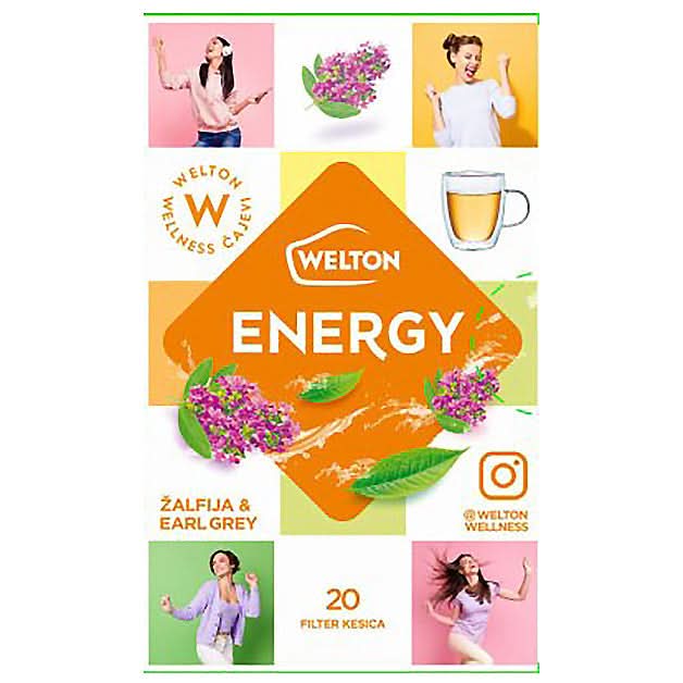 Welton Tea 20 Individual Bags - Energy