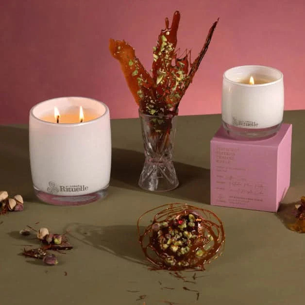 Urban Rituelle Pistachio, Saffron, Praline & Maple Scented Soy Candle 140g