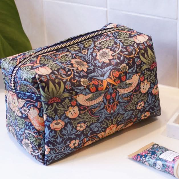 William Morris "Strawberry Thief" Large Toiletry Bag