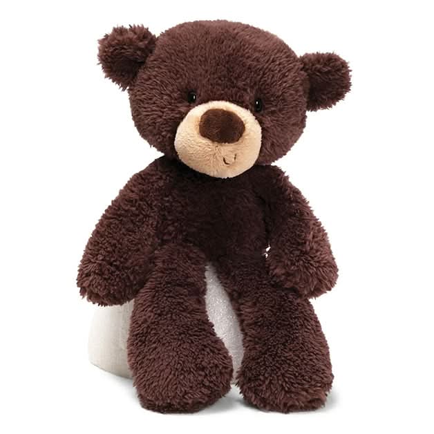 Cuddly Fuzzy Bear 38cm - Chocolate