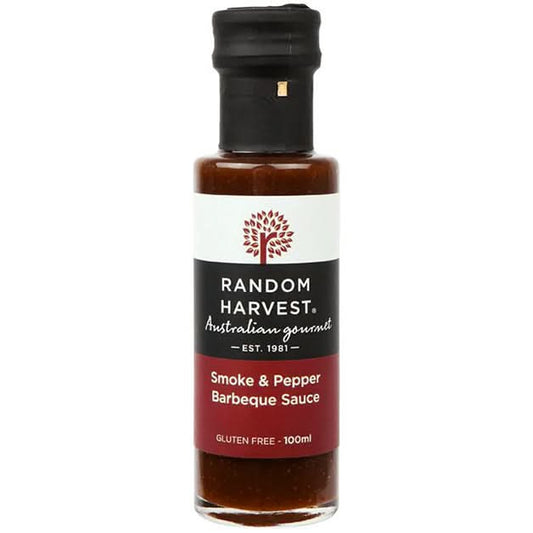 Random Harvest Smoke & Pepper BBQ Sauce 100ml (GF)
