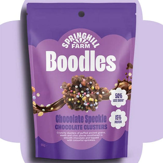 Springhill Farm Chocolate Speckle Boodles 90g (V)(GF)